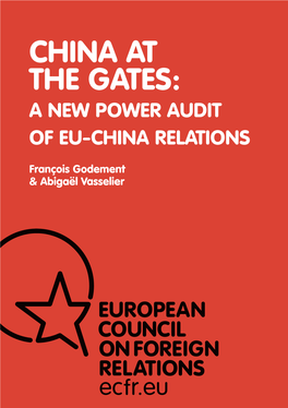 China at the Gates: a New Power Audit of Eu-China Relations