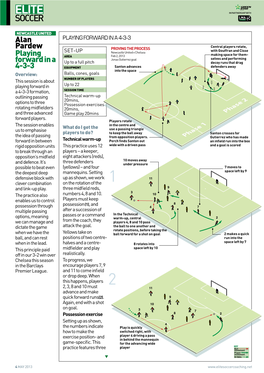 Alan Pardew Playing Forward in a 4-3-3