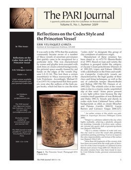 Reflections on the Codex Style and the Princeton Vessel