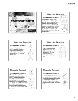 Molecular Symmetry