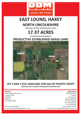 East Lound Sale Particulars R