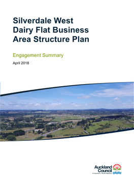 Silverdale West Dairy Flat Business Area Structure Plan