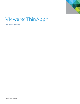 Vmware® Thinapp™