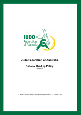 Judo Federation of Australia