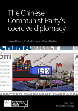 The Chinese Communist Party's Coercive Diplomacy