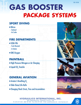 Gas Booster Package Systems