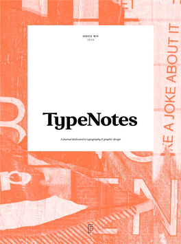 A Journal Dedicated to Typography & Graphic Design