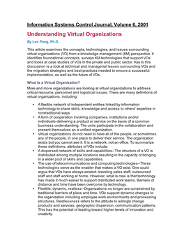 What Is Virtual.Organization.Pang.2001