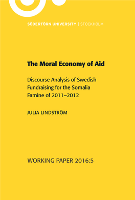 The Moral Economy of Aid: Discourse Analysis of Swedish Fundraising For