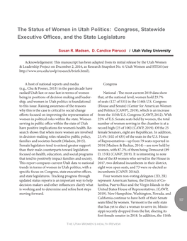 Congress, Statewide Executive O Ces, and the State Legislature
