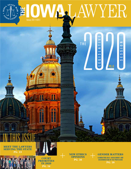 The Iowa Lawyer Magazine Is Printed by Mit- Tera Iowa, 10776 Aurora Avenue, Des Moines, IA, 50322