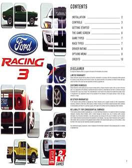 1901 Ford Racing 3 PC Man.Qxd 4/10/04 12:19 PM Page 1