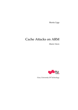 Cache Attacks on ARM