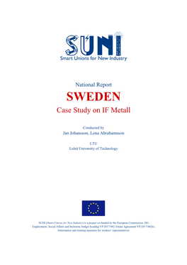 SWEDEN Case Study on IF Metall