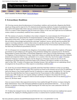 Joint Committee on Human Rights - Nineteenth Report