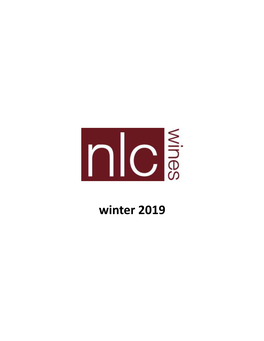 NLC Wines Brochure Winter 2019 RV