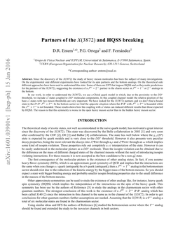 Partners of the $ X (3872) $ and HQSS Breaking