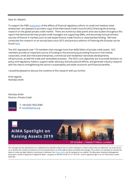 Alternative Investment Management Association (AIMA)