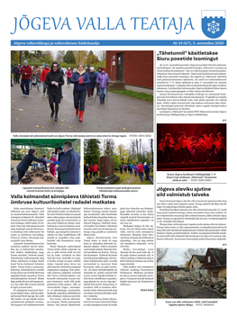 Jõgeva Valla Teataja, 5. November 2020.Pdf