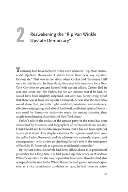 2 Reawakening the “Rip Van Winkle Upstate Democracy”