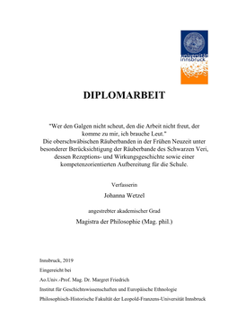 Diplomarbeit