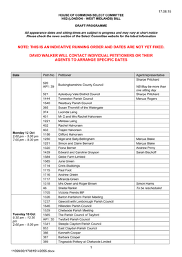 Oct Nov Programme for Publication