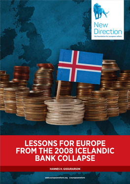 Lessons for Europe from the 2008 Icelandic Bank Collapse