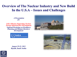 Management Consulting Services for Nuclear Power Operators