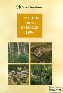 Report on Forest Research 1996