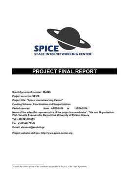 Project Final Report