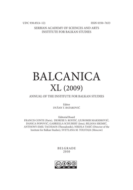 Anglophiles in Balkan Christian States (1862–1920)*