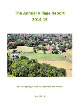 The Villages of Birling Gap, Crowlink, East Dean & Friston – Annual