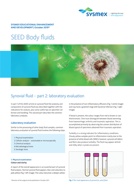 SEED Body Fluids