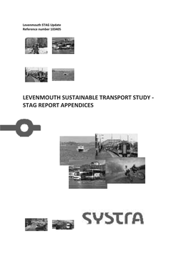 Levenmouth Sustainable Transport Study - Stag Report Appendices