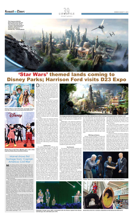 'Star Wars' Themed Lands Coming to Disney Parks
