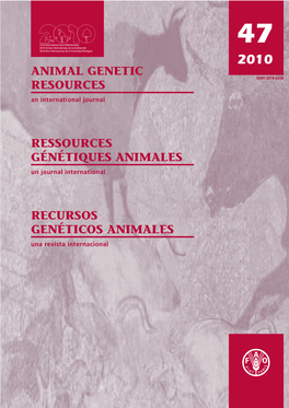 Animal Genetic Resources