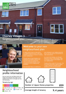 Chorley Villages 3 Neighbourhood Plan Contents Welcome Neighbourhood Profile a Great Place to Live