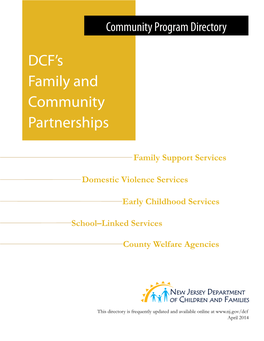 DCF's Family and Community Partnerships