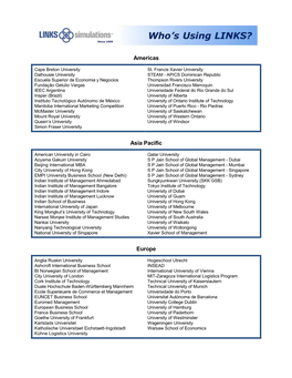 LINKS Simulations