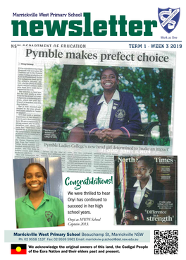 Congratulations! We Were Thrilled to Hear Onyi Has Continued to Succeed in Her High School Years