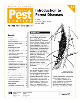 Introduction to Forest Diseases Pest B