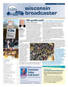 Wisconsin Broadcaster WBA June 2015