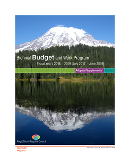 FY 2018-2019 Supplemental Budget and Work Program