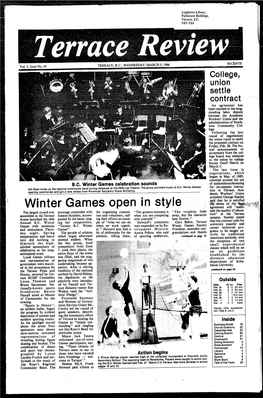 Winter Games Open in Style