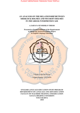An Analysis on the Relationship Between Sherlock Holmes and Mycroft Holmes in the Greek Interpreter Case