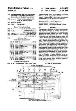 United States Patent (19) (11 Patent Number: 4,739,475 Mensch, Jr