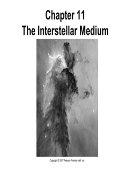 Chapter 11 the Interstellar Medium