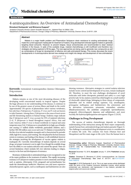 4-Aminoquinolines