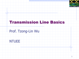 Transmission Line Basics