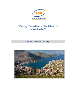 “Energy Transition of the Island of Kastellorizo”